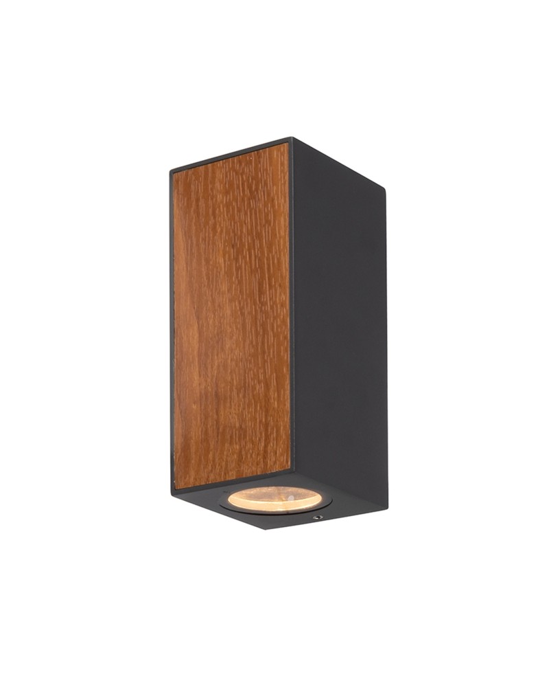 BERET * APLIQUE IP65 2L*GU10  GRIS OSCURO